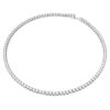 Matrix Tennis Set Round Cut, White, Rhodium Plated Matrix Tennis Set Round Cut, White, Rhodium Plated
