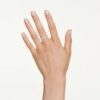 Matrix Vittore Band Ring Round Cut, White, Gold-Tone Plated
