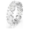 Matrix Vittore Ring Pear Cut, White, Silver-Tone Finish