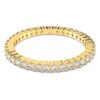 Matrix Vittore Ring Round Cut, White, Gold-Tone Finish