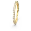 Matrix Vittore Ring Round Cut, White, Gold-Tone Finish