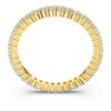 Matrix Vittore Ring Round Cut, White, Gold-Tone Finish