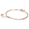Mesmera Bangle Mixed Cuts, White, Rose Gold-Tone Plated Mesmera Bangle Mixed Cuts, White, Rose Gold-Tone Plated