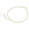 Mesmera Necklace Mixed Cuts, White, Gold-Tone Plated Mesmera Necklace Mixed Cuts, White, Gold-Tone Plated