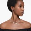 Mesmera Set Mixed Cuts, White, Rhodium Plated Mesmera Set Mixed Cuts, White, Rhodium Plated