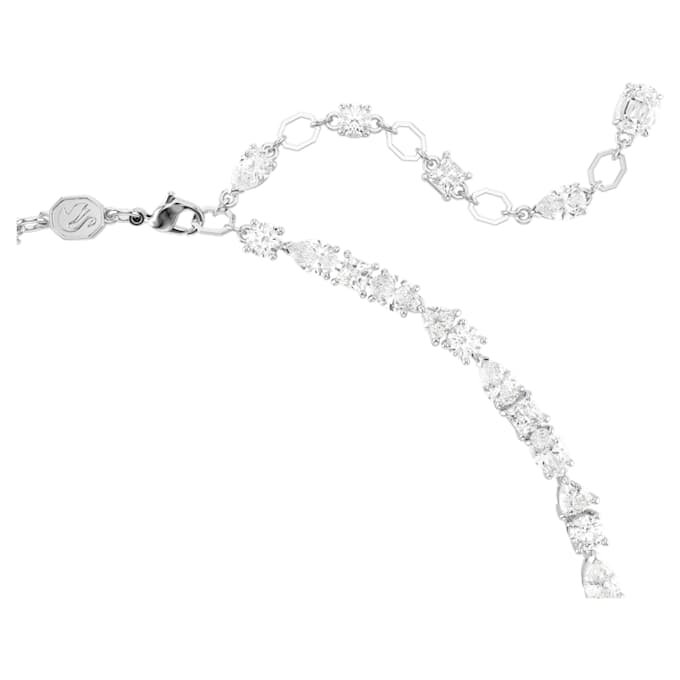 Mesmera Set Mixed Cuts, White, Rhodium Plated Mesmera Set Mixed Cuts, White, Rhodium Plated