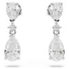 Mesmera Set Mixed Cuts, White, Rhodium Plated Mesmera Set Mixed Cuts, White, Rhodium Plated