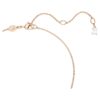 Mesmera Set Pear Cut, Octagon Cut, White, Rose Gold-Tone Plated