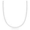 Millenia Belt Square Cut, White, Rhodium Plated