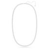 Millenia Belt Square Cut, White, Rhodium Plated