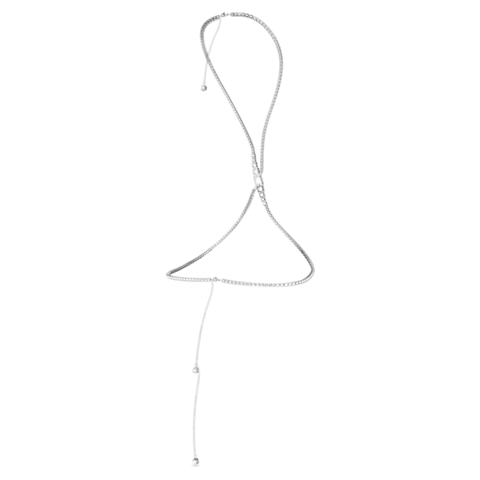 Millenia Body Chain Square Cut, White, Rhodium Plated Millenia Body Chain Square Cut, White, Rhodium Plated