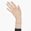 Millenia Bracelet Octagon Cut, White, Rhodium Plated Millenia Bracelet Octagon Cut, White, Rhodium Plated