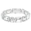 Millenia Bracelet Octagon Cut, White, Rhodium Plated Millenia Bracelet Octagon Cut, White, Rhodium Plated