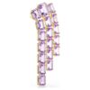 Millenia Brooch Octagon Cut, Purple, Gold-Tone Plated Millenia Brooch Octagon Cut, Purple, Gold-Tone Plated