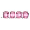 Millenia Extender Octagon Cut, Pink, Rhodium Plated