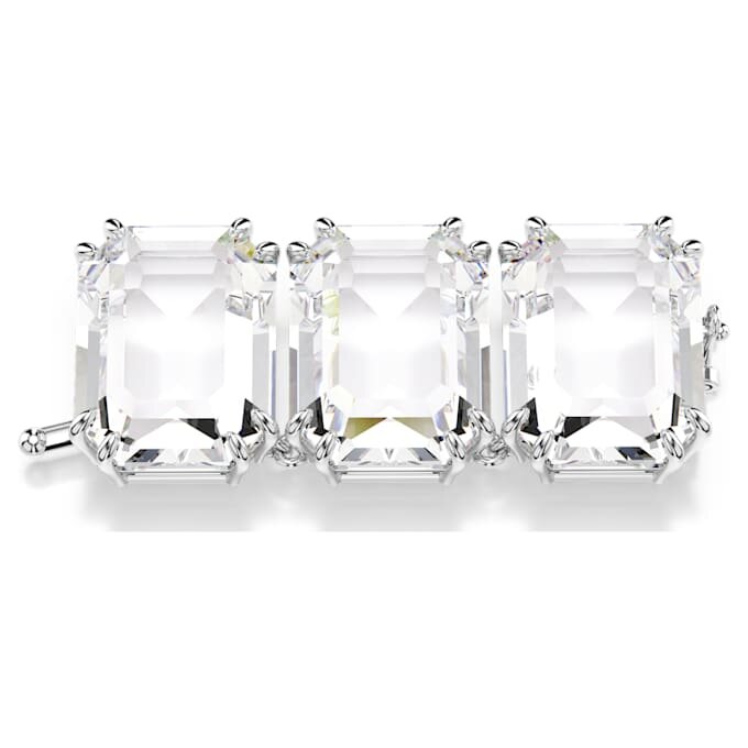 Millenia Extender Octagon Cut, White, Rhodium Plated Millenia Extender Octagon Cut, White, Rhodium Plated