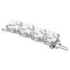 Millenia Extender Octagon Cut, White, Rhodium Plated Millenia Extender Octagon Cut, White, Rhodium Plated