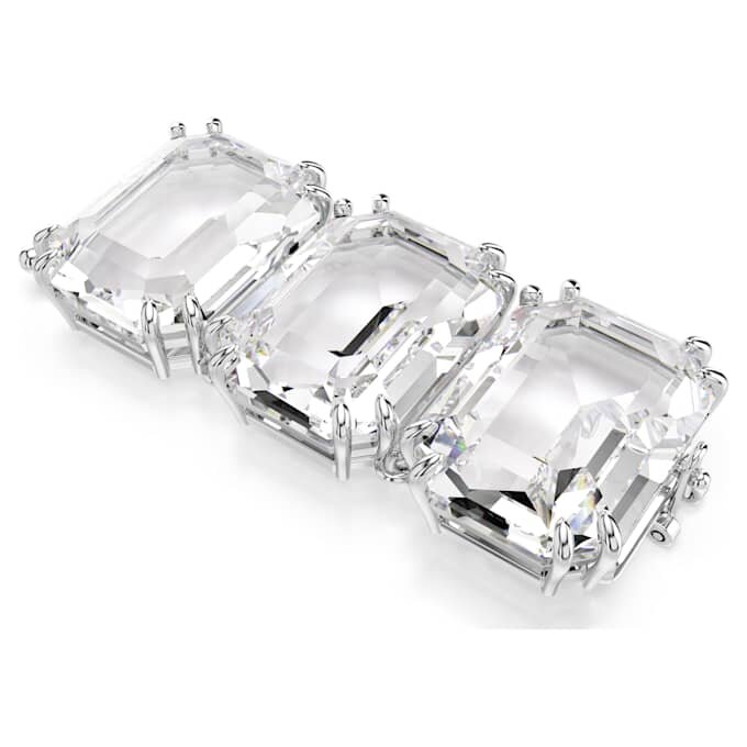 Millenia Extender Octagon Cut, White, Rhodium Plated Millenia Extender Octagon Cut, White, Rhodium Plated