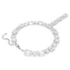 Millenia Necklace Mixed Cuts, White, Rhodium Plated