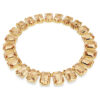 Millenia Necklace Oversized Crystals, Octagon Cut, Caramel, Gold-Tone Plated Millenia Necklace Oversized Crystals, Octagon Cut, Caramel, Gold-Tone Plated