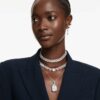 Millenia Choker Octagon Cut, White, Rhodium Plated Millenia Choker Octagon Cut, White, Rhodium Plated