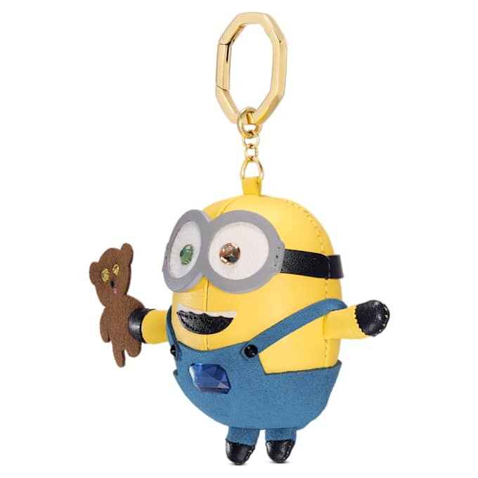 Minions Bag Charm Multicolored, Gold-Tone Plated Minions Bag Charm Multicolored, Gold-Tone Plated