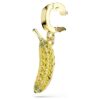 Minions Banana Charm Pavé, Yellow, Gold-Tone Plated