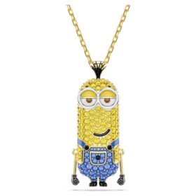 Minions Kevin Pendant Pavé, Multicolored, Gold-Tone Plated
