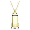 Minions Kevin Pendant Pavé, Multicolored, Gold-Tone Plated