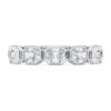Octagon Band Ring Lab-Grown Diamonds 2.4 Ct Tw, Octagon Shape, 14K White Gold