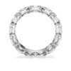 Octagon Band Ring Lab-Grown Diamonds 2.4 Ct Tw, Octagon Shape, 14K White Gold