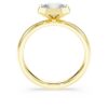 Octagon Bezel Ring Lab-Grown Diamonds 1.0 Ct Tw, Octagon Shape, 14K Yellow Gold