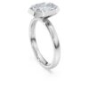 Octagon Bezel Ring Lab-Grown Diamonds 2.0 Ct Tw, Octagon Shape, 14K White Gold