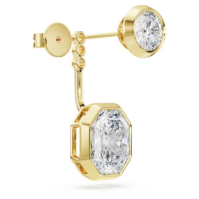 Octagon Earring Jackets Lab-Grown Diamonds 7.70 Ct Tw, Mixed Shapes, 18K Yellow Gold Octagon Earring Jackets Lab-Grown Diamonds 7.70 Ct Tw, Mixed Shapes, 18K Yellow Gold
