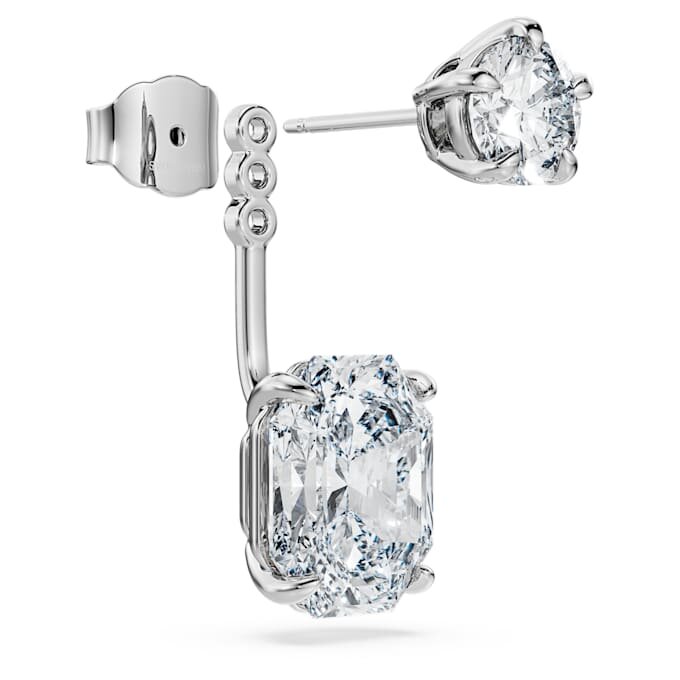 Octagon Earring Jackets Lab-Grown Diamonds 9.65 Ct Tw, Mixed Shapes, 18K White Gold Octagon Earring Jackets Lab-Grown Diamonds 9.65 Ct Tw, Mixed Shapes, 18K White Gold