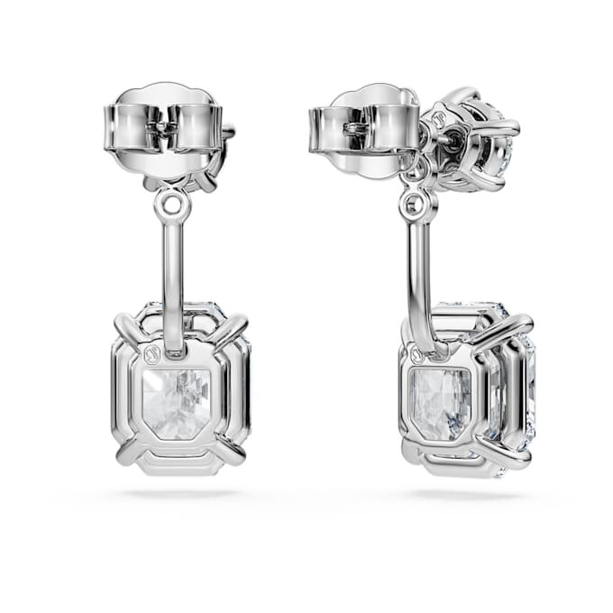 Octagon Earring Jackets Lab-Grown Diamonds 9.65 Ct Tw, Mixed Shapes, 18K White Gold Octagon Earring Jackets Lab-Grown Diamonds 9.65 Ct Tw, Mixed Shapes, 18K White Gold