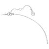 Octagon Necklace Lab-Grown Diamonds 0.7 Ct Tw, Round Shape, Sterling Silver
