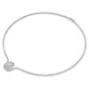 Octagon Necklace Lab-Grown Diamonds 12.86 Ct Tw, Octagon Shape, 18K White Gold