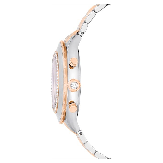 Octea Chrono Watch Swiss Made, Metal Bracelet, Rose Gold Tone, Mixed Metal Finish Octea Chrono Watch Swiss Made, Metal Bracelet, Rose Gold Tone, Mixed Metal Finish