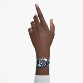 Octea Moon Watch Swiss Made, Moon, Leather Strap, Blue, Stainless Steel Octea Moon Watch Swiss Made, Moon, Leather Strap, Blue, Stainless Steel