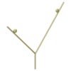 Ornament Stand Gold Tone Ornament Stand Gold Tone