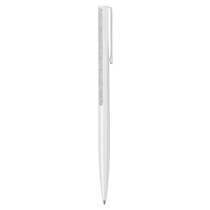 Shimmer Ballpoint Pen White Lacquered, Chrome Plated Shimmer Ballpoint Pen White Lacquered, Chrome Plated