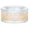 Shimmer Tea Light Holder Gold Tone Shimmer Tea Light Holder Gold Tone