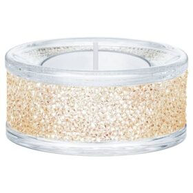 Shimmer Tea Light Holder Gold Tone