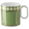 Signum Coffee Cup with Saucer Porcelain, Green