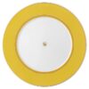 Signum Dinner Plate Porcelain, Yellow Signum Dinner Plate Porcelain, Yellow