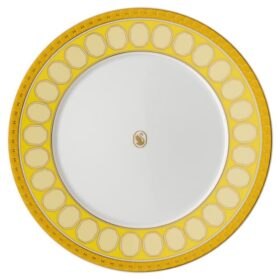Signum Dinner Plate Porcelain, Yellow