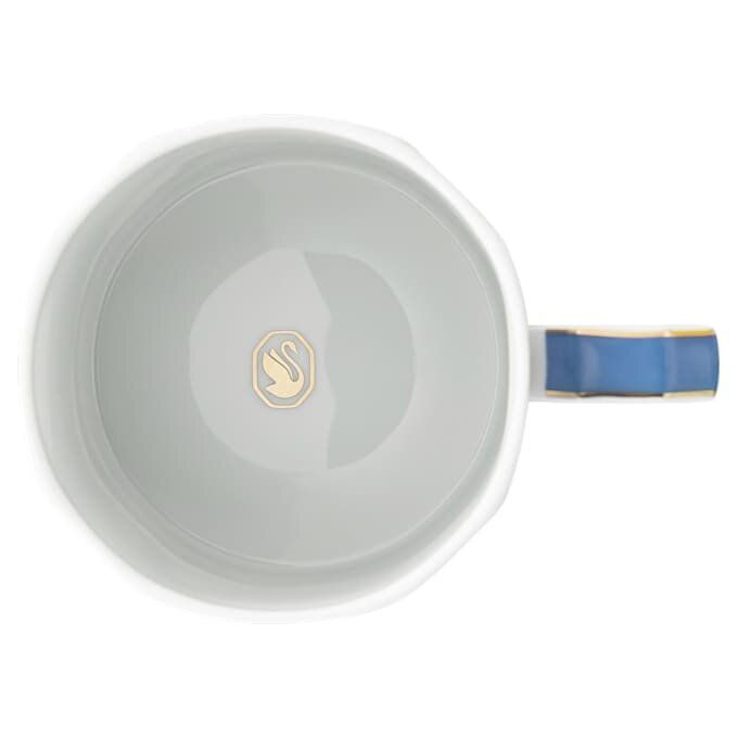 Signum Mug with Lid Porcelain, Blue Signum Mug with Lid Porcelain, Blue