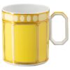 Signum Mug with Lid Porcelain, Yellow