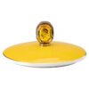 Signum Mug with Lid Porcelain, Yellow
